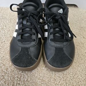 Adidas Kids Black and White Sneakers